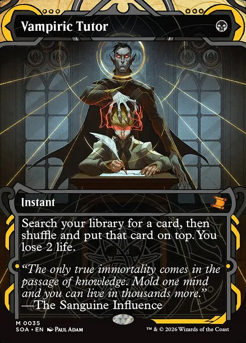 Vampiric Tutor [ #0035 ] (SOA-M)