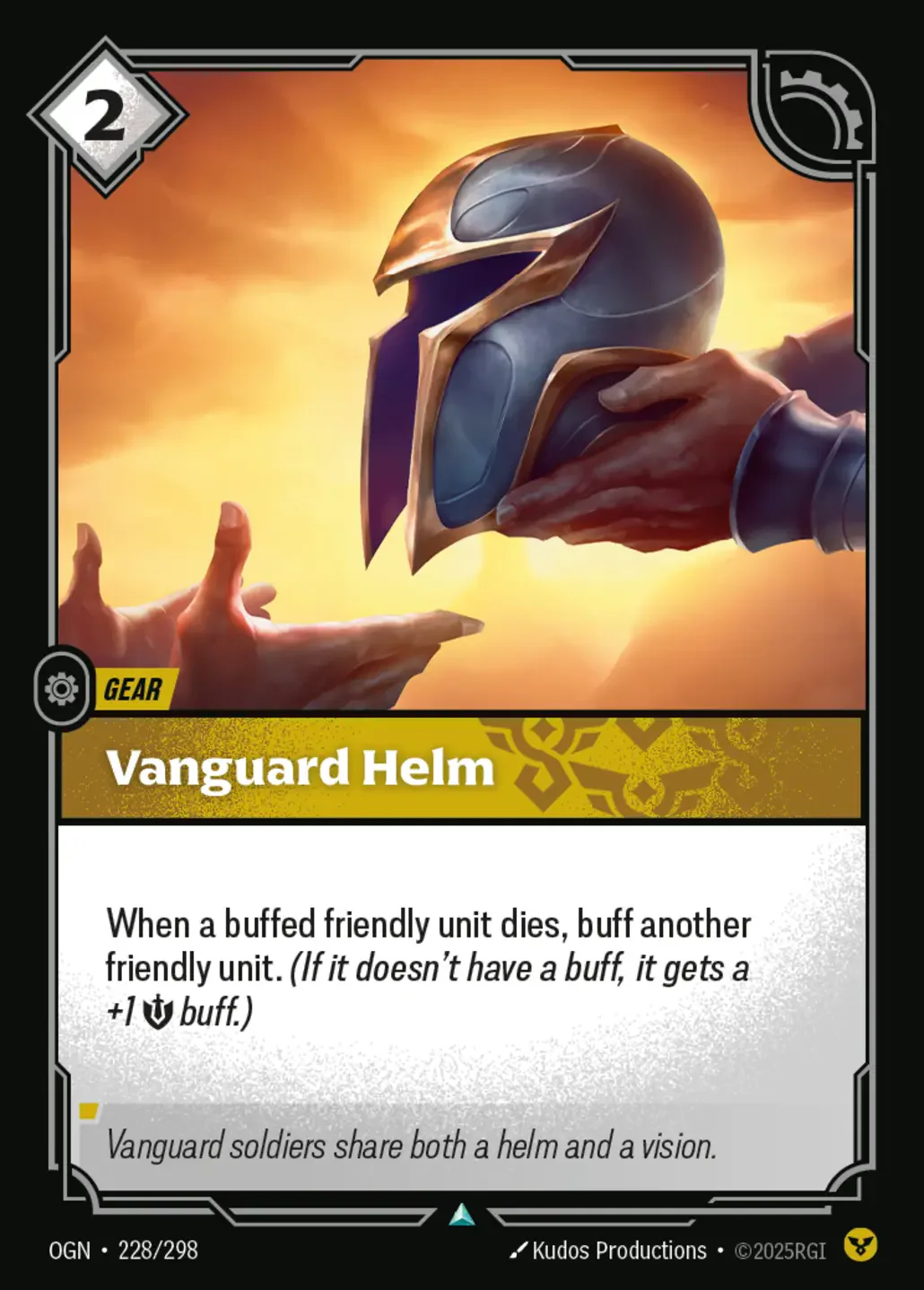Vanguard Helm - 228/298 (OGN) Uncommon