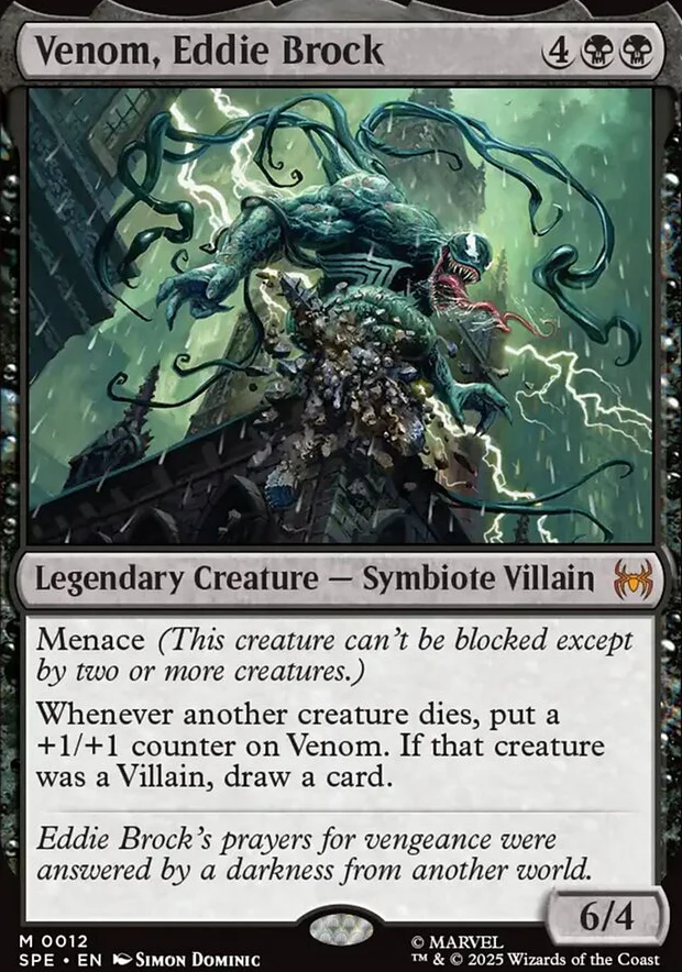 Venom, Eddie Brock [ #0012 ] (SPE-M)
