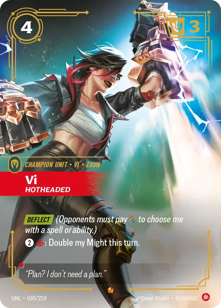 Vi - Hotheaded - 030/219 (UNL)  Epic