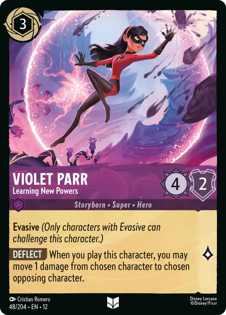 Violet Parr - Learning New Powers (Wilds Unknown - 048/204) Uncommon