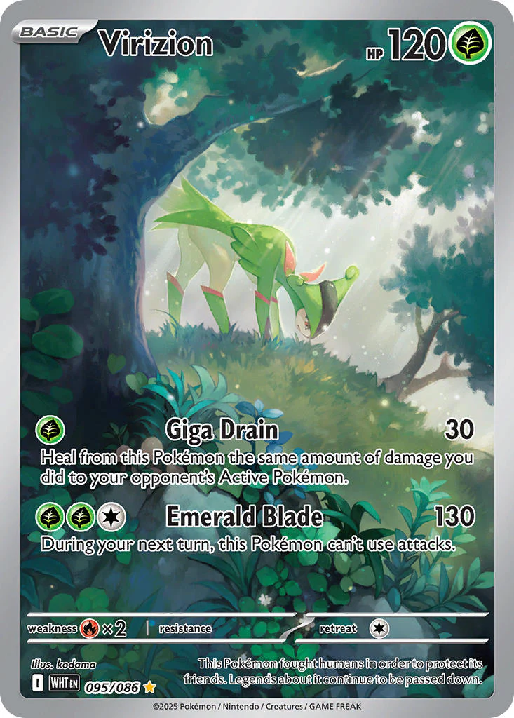 Virizion - 095/086 (WHT) Illustration Rare