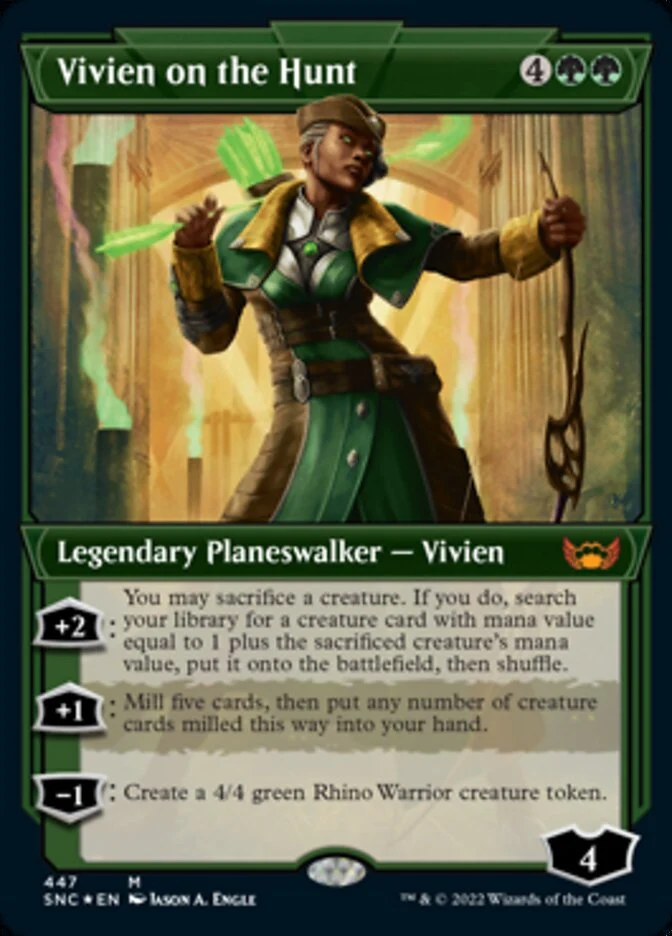 Vivien on the Hunt [ #447 Etched Foil ] (SNC-M)