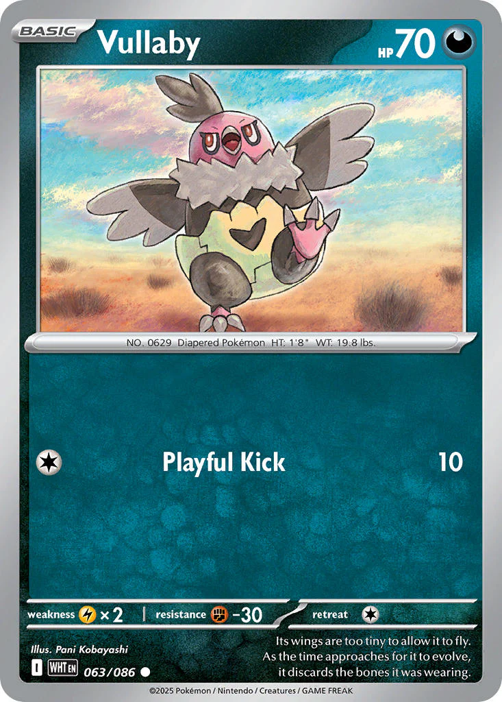 Vullaby (Poke Ball Pattern) - 063/086 (WHT) Common