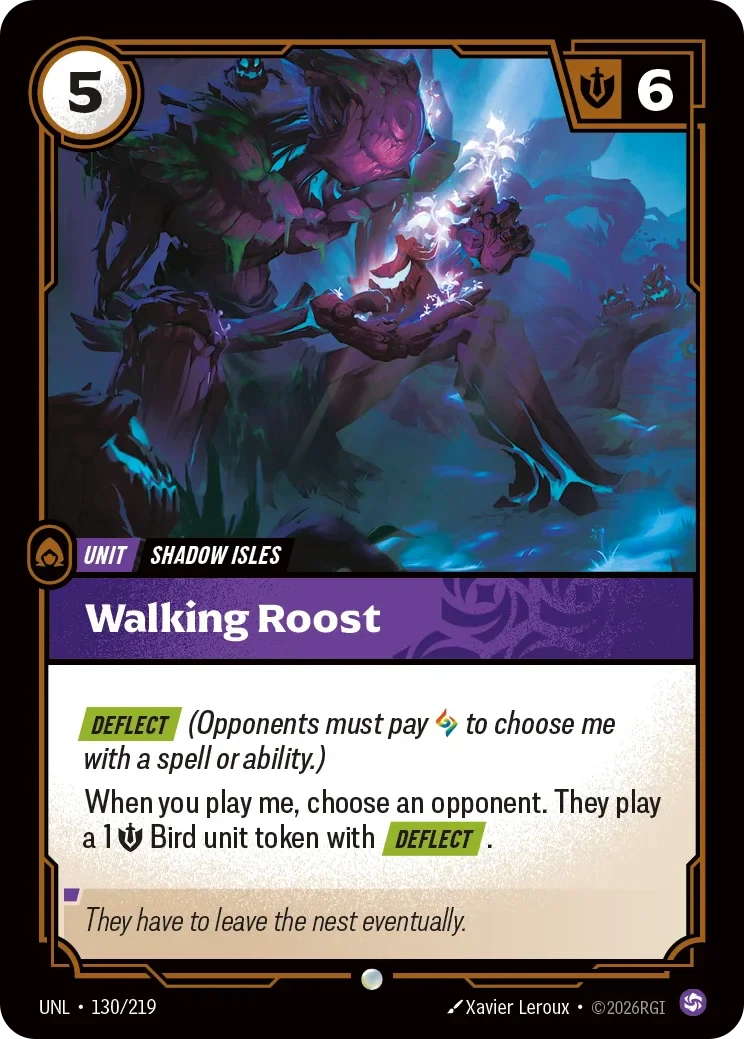Walking Roost - 130/219 (UNL)  Common
