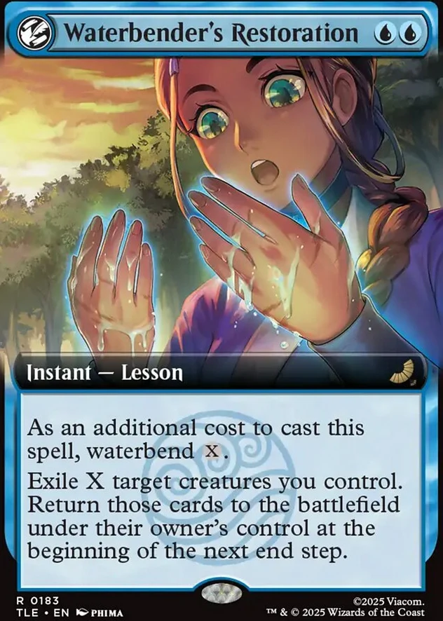 Waterbender's Restoration [ #0183 Extended Art ] (TLE-R) - Image 2