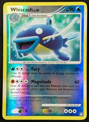 Whiscash - 040/123 (MT) Rare - Near Mint Reverse Holofoil