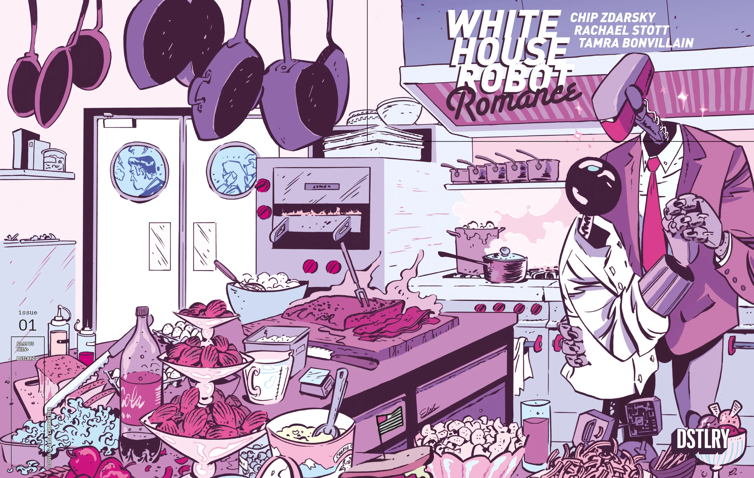 WHITE HOUSE ROBOT ROMANCE #1 ELSA CHARRETIER 10 COPY VARIANT
