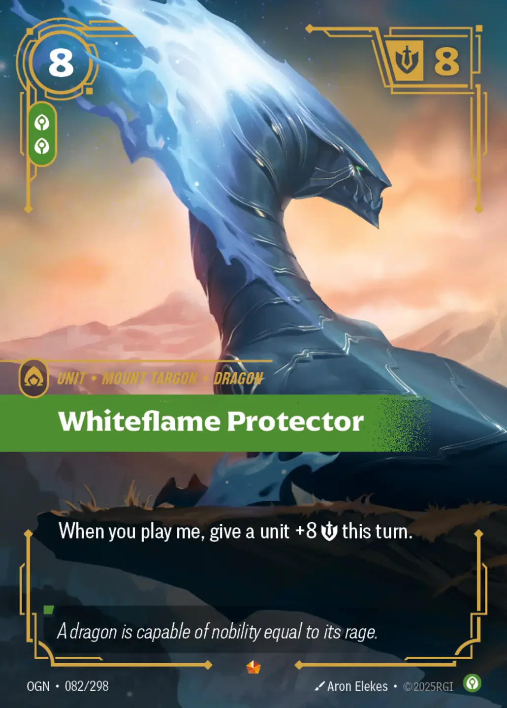 Whiteflame Protector - 082/298 (OGN) Epic