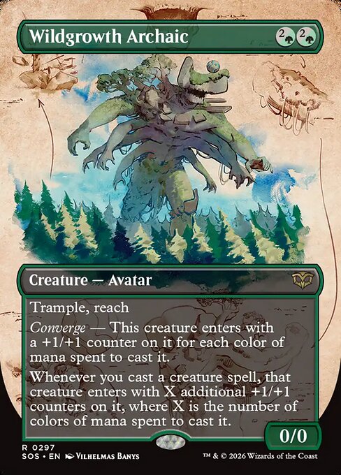 Wildgrowth Archaic [ #0297 Borderless ] (SOS-R)
