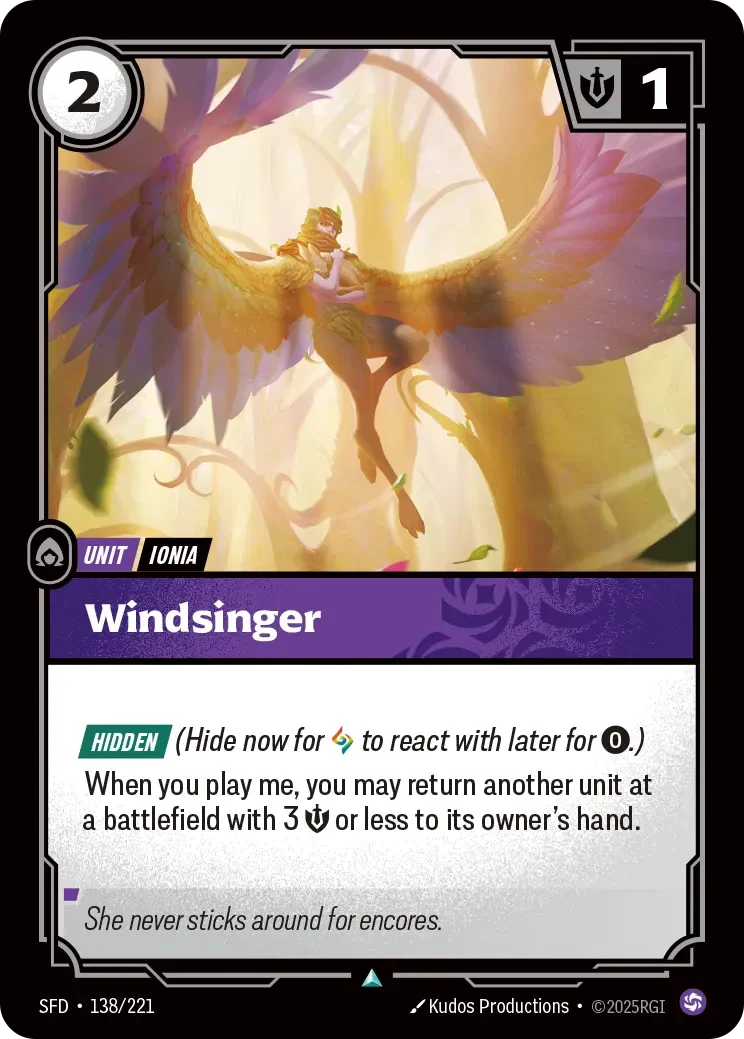 Windsinger - 138/221 (SFD) Uncommon