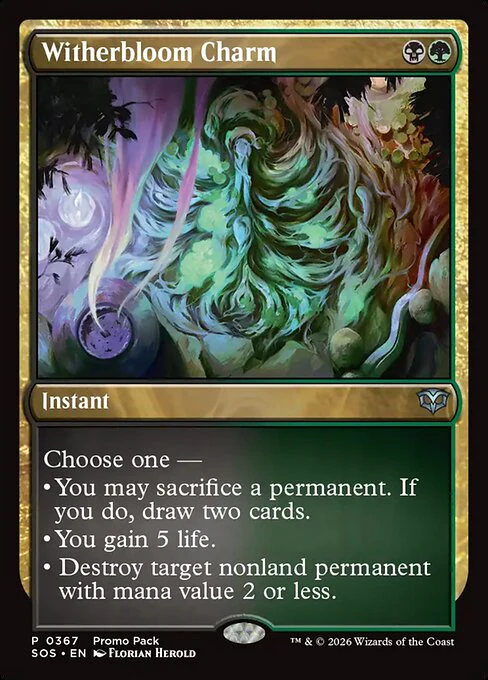 Witherbloom Charm [ #0367 FNM Style Promo ] (SOS-U)