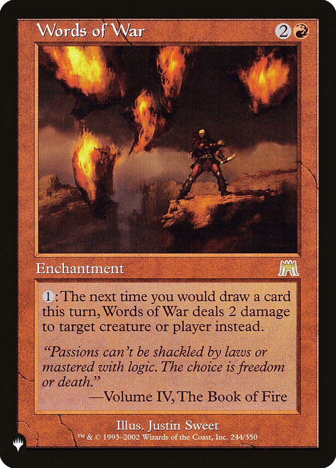 Words of War (ONS-R-LIST)