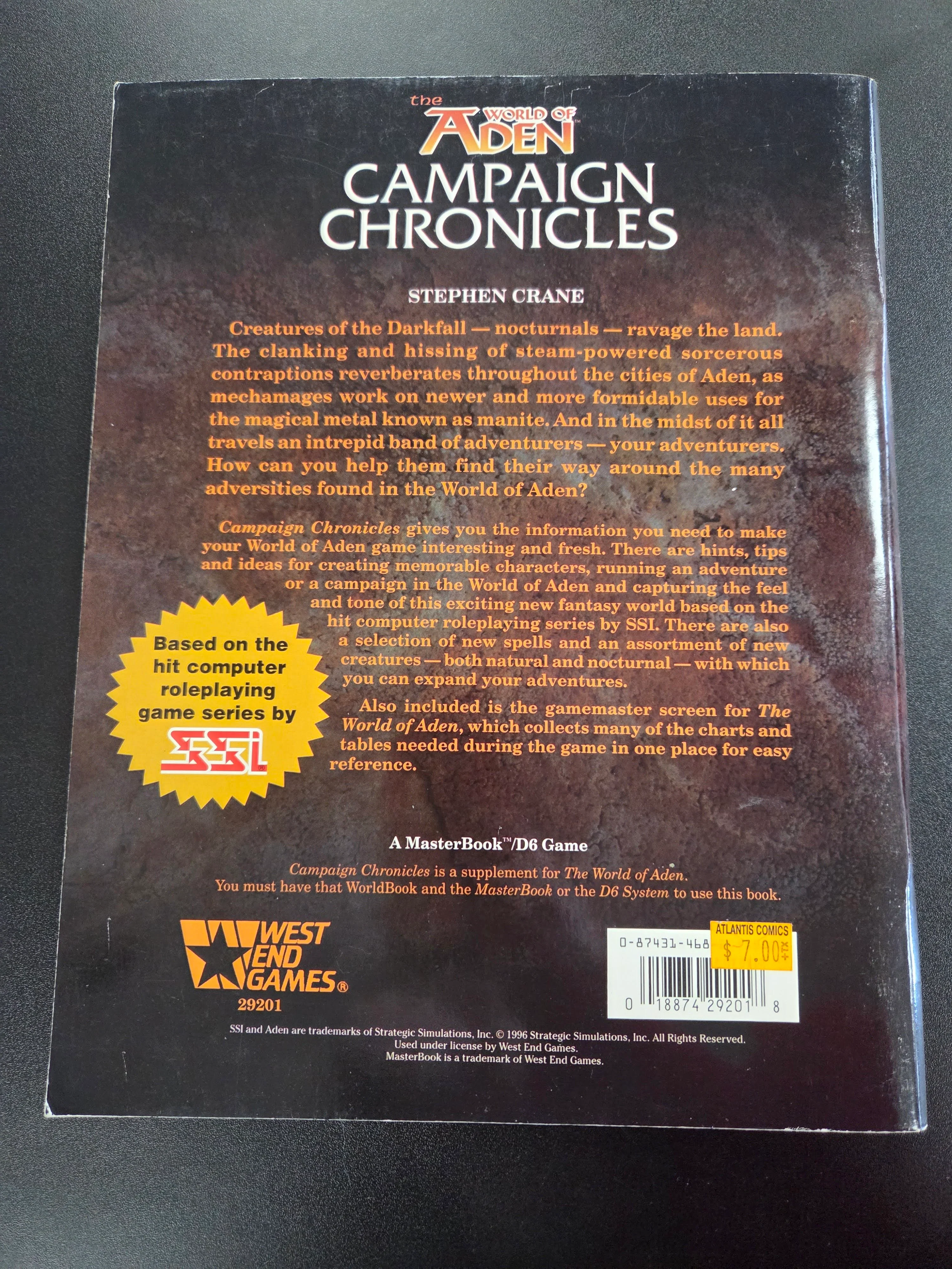 World of Aden Campaign Chronicles (USED) - Image 2