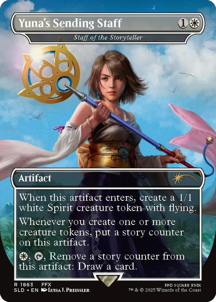 Yuna's Sending Staff - Staff of the Storyteller [#1863] (SLD-R)