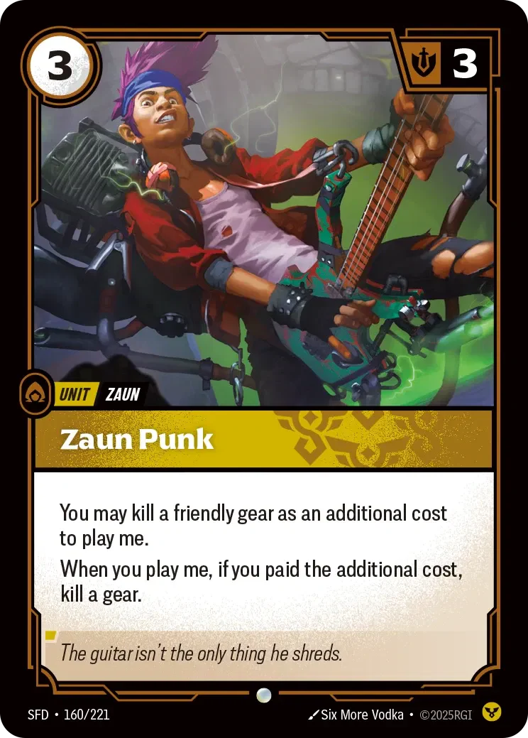 Zaun Punk - 160/221 (SFD) Common