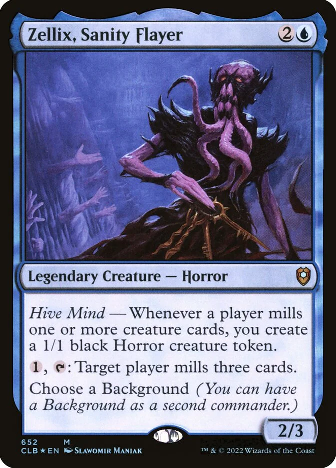 Zellix, Sanity Flayer [#652 Commander Decks] (CLB-M-Foil)