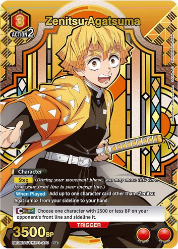 Zenitsu Agatsuma (070) (R*) - UE05BT: Demon Slayer: Kimetsu no Yaiba (UE05BT)