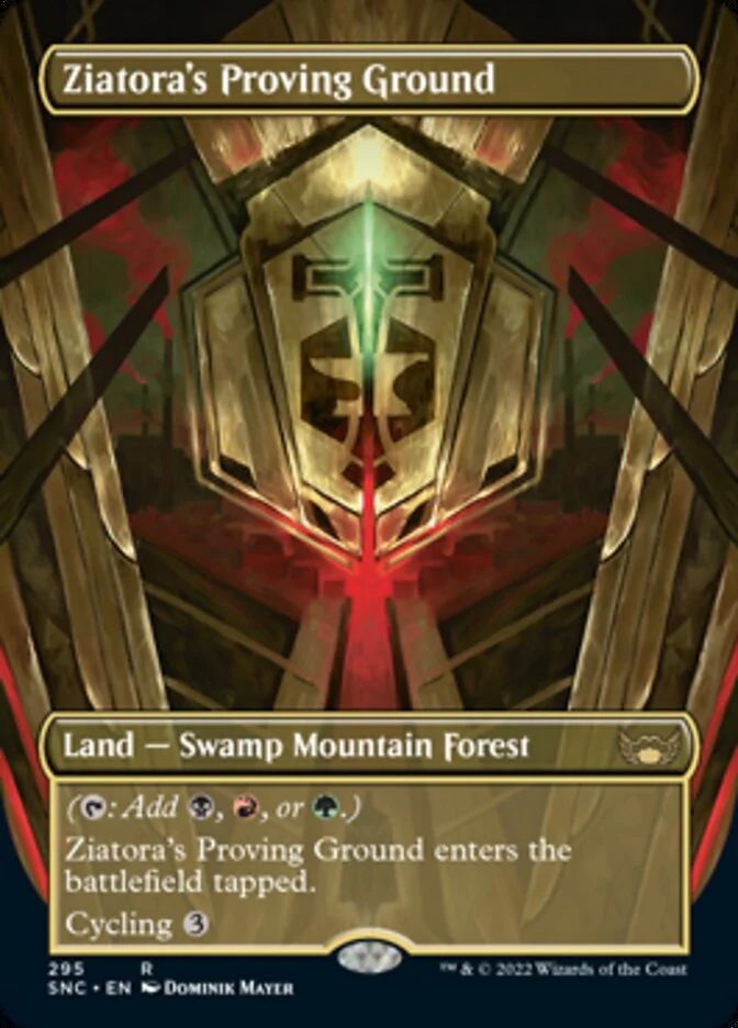 Ziatora's Proving Ground [ #295 Alternate-Art Borderless ] (SNC-R)