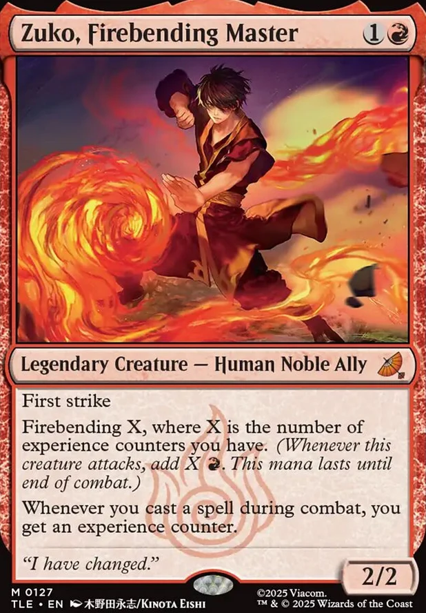 Zuko, Firebending Master [ #0127 ] (TLE-M) - Image 2